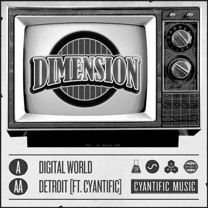 Digital World album by Dimension - Drum and Bass Cover Art