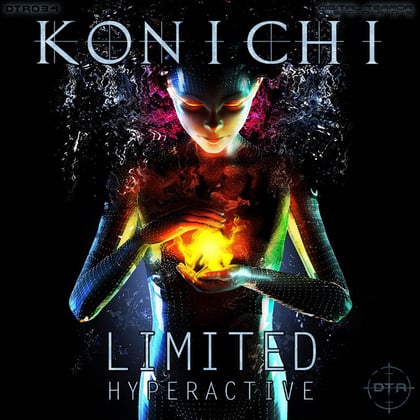 Limited/Hyperactive album by Konichi - Drum and Bass Cover Art