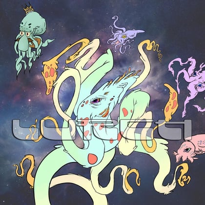 Squids EP album by Lurch - Drum and Bass Cover Art
