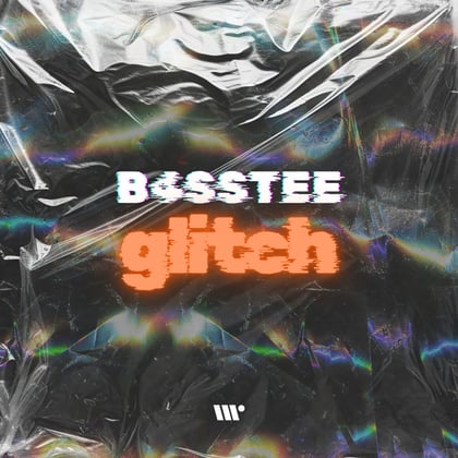 Glitch album by B4ssTee - Drum and Bass Cover Art