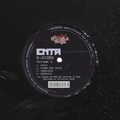 E-Sides Vol 2 album by enta - Drum and Bass Cover Art