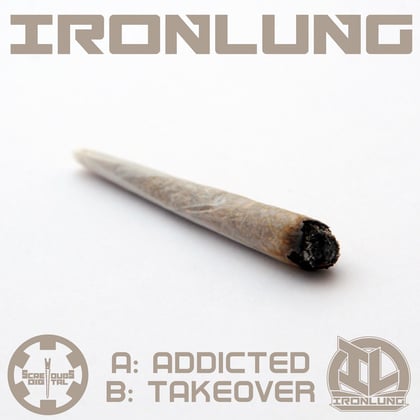 Addicted album by Ironlung - Drum and Bass Cover Art