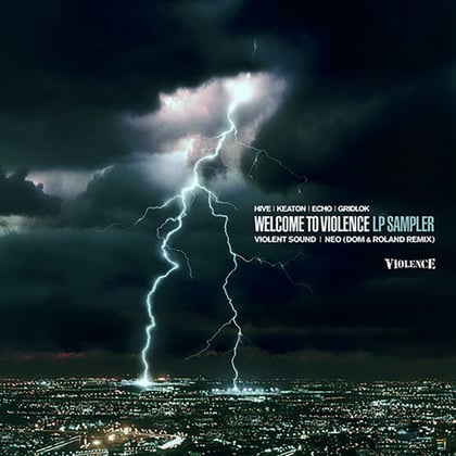Welcome To Violence LP Sampler album by Hive - Drum and Bass Cover Art