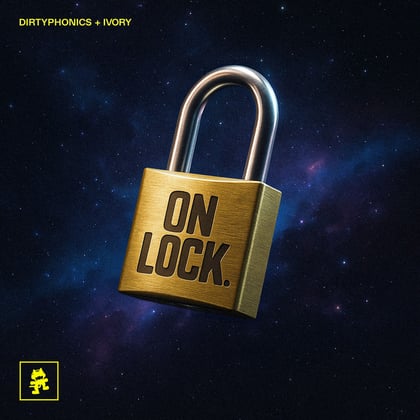 On Lock album by Dirtyphonics - Drum and Bass Cover Art