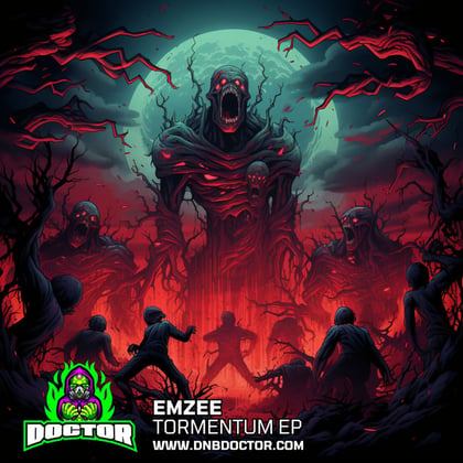 Tormentum EP album by EmZee - Drum and Bass Cover Art