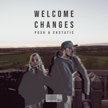 Welcome Changes album by Posk & Stakka - Drum and Bass Cover Art