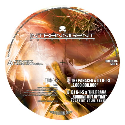 7.000.000.000 / Running Out Of Time album by The Panacea - Drum and Bass Cover Art