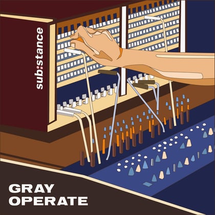Operate album by Gray - Drum and Bass Cover Art