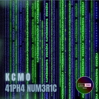 Alpha Numeric album by KCMO - Drum and Bass Cover Art