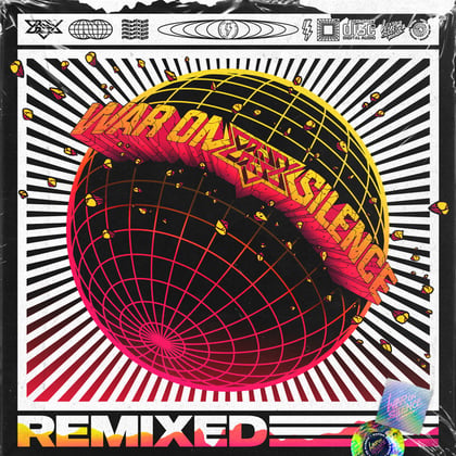War On Silence: Remixed album by Crissy Criss - Drum and Bass Cover Art