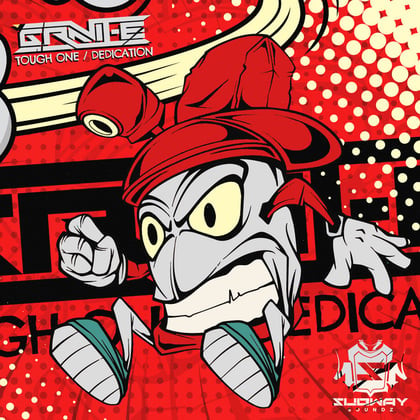 Tough One / Dedication album by Gravit-E - Drum and Bass Cover Art