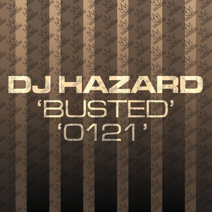 Busted / 0121 album by DJ Hazard - Drum and Bass Cover Art