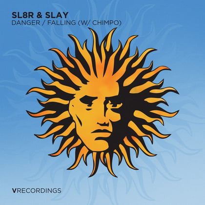 Danger / Falling album by Sl8r - Drum and Bass Cover Art