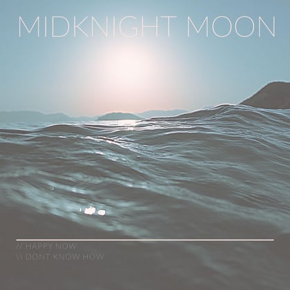 Happy Now album by MidKnighT MøøN - Drum and Bass Cover Art
