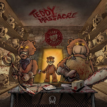 Teddy Massacre EP album by Drumsound & Bassline Smith & Teddy Killerz - Drum and Bass Cover Art