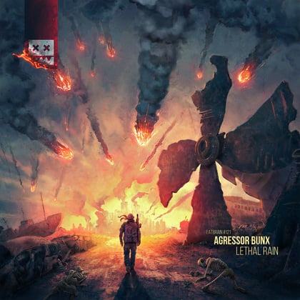 Lethal Rain album by Agressor Bunx - Drum and Bass Cover Art