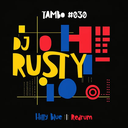 Hilly Blue album by DJ Rusty - Drum and Bass Cover Art