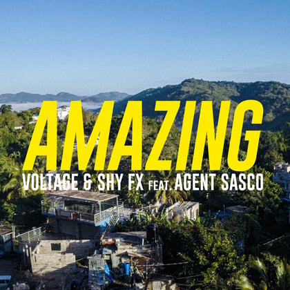 Amazing (feat. Agent Sasco) album by Voltage, SHY FX & Agent Sasco (Assassin) - Drum and Bass Cover Art