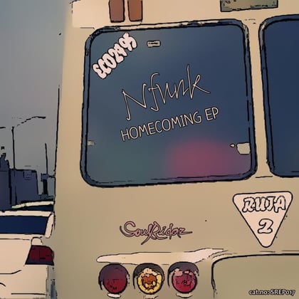 Homecoming EP album by Nfunk - Drum and Bass Cover Art