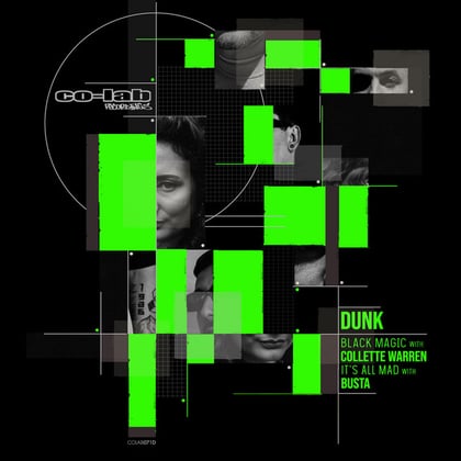 Black Magic / It's All Mad album by Dunk, Collette Warren & Busta - Drum and Bass Cover Art