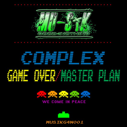 Game Over / Master Plan album by Filthy Habits & Complex - Drum and Bass Cover Art