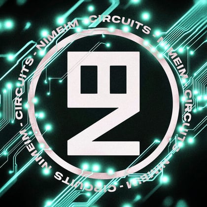 Circuits album by Nimeim - Drum and Bass Cover Art