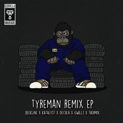 Tyreman (The Remix EP) album by Deekline & Katalyst - Drum and Bass Cover Art