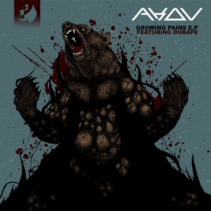 Growing Pains album by AKOV - Drum and Bass Cover Art