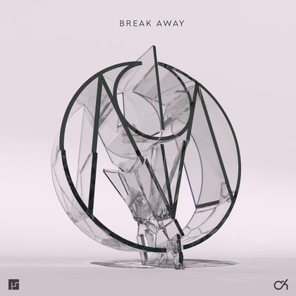 Break Away album by Mefjus & Camo & Krooked - Drum and Bass Cover Art