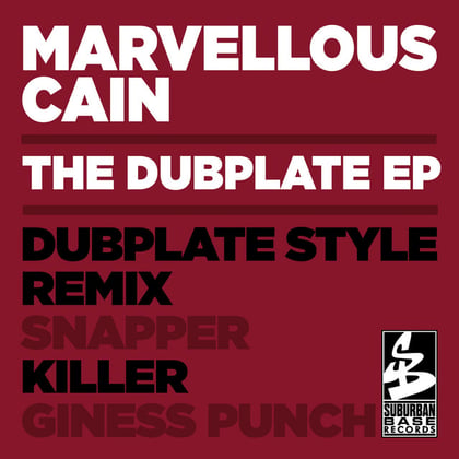 The Dubplate EP album by Marvellous Cain - Drum and Bass Cover Art