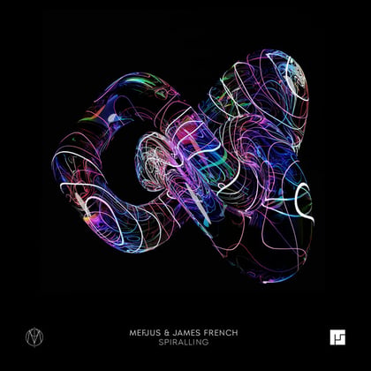 Spiralling album by Mefjus - Drum and Bass Cover Art