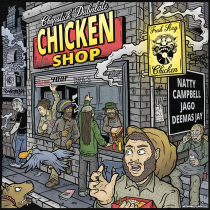 Chicken Shop album by Chopstick Dubplate - Drum and Bass Cover Art