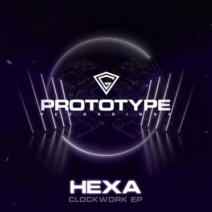 Clockwork EP album by Hexa - Drum and Bass Cover Art