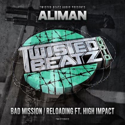 Bad Mission / Reloading album by Aliman - Drum and Bass Cover Art
