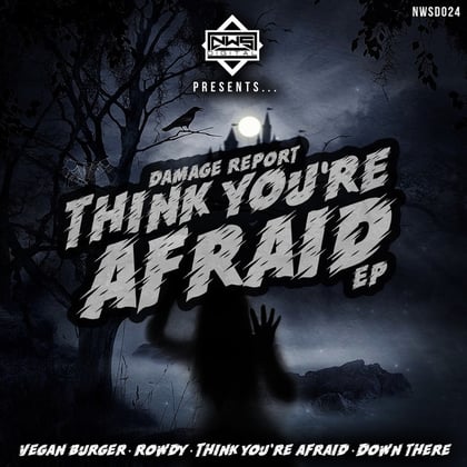 Think You're Afraid album by Damage Report - Drum and Bass Cover Art
