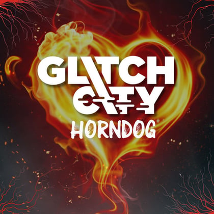 Horndog album by Glitch City - Drum and Bass Cover Art