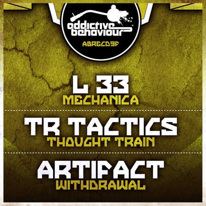 Mechanica / Thought Train / Withdrawal album by TR Tactics - Drum and Bass Cover Art