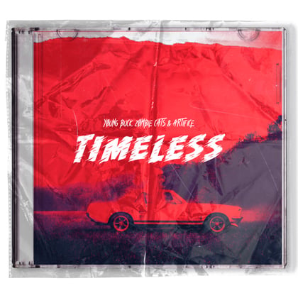 TIMELESS album by Zombie Cats - Drum and Bass Cover Art
