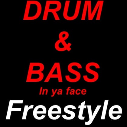 Drum and Bass in ya face album by John B & Drum & Bass - Drum and Bass Cover Art