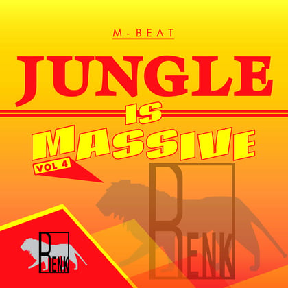 Jungle is Massive, Vol. 4 album by M-Beat - Drum and Bass Cover Art