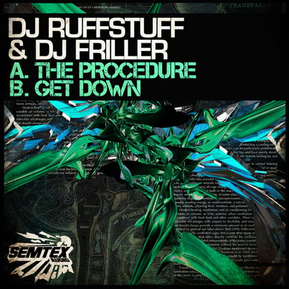 The Procedure / Get Down album by DJ Ruffstuff - Drum and Bass Cover Art