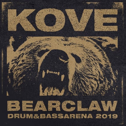 Bearclaw album by Kove - Drum and Bass Cover Art