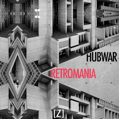 Retromania album by Hubwar - Drum and Bass Cover Art