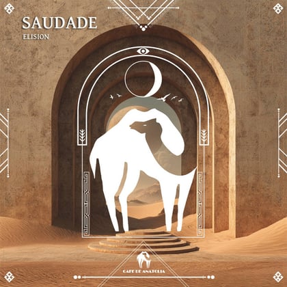 Saudade album by Tengu, ELISION (DE) & Cafe De Anatolia - Drum and Bass Cover Art