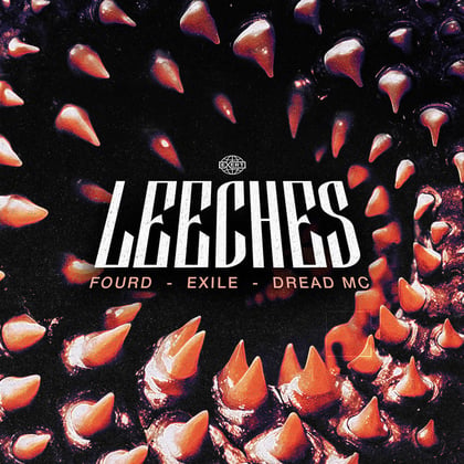 Leeches album by Exile - Drum and Bass Cover Art