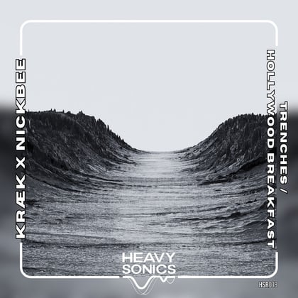 Trenches / Hollywood Breakfast album by NickBee - Drum and Bass Cover Art