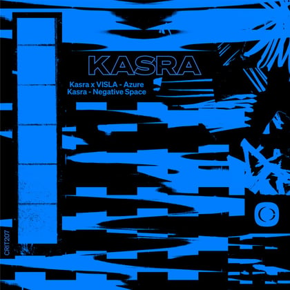 Azure / Negative Space album by Kasra - Drum and Bass Cover Art
