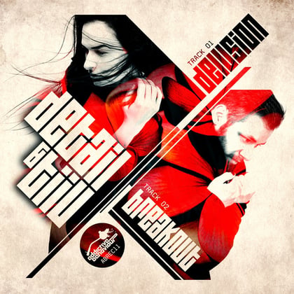 Delusion / Breakout album by Detail - Drum and Bass Cover Art
