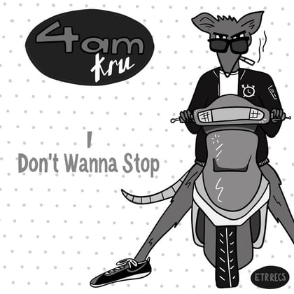 I Don't Wanna Stop album by 4am Kru - Drum and Bass Cover Art