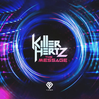 The Message album by Killer Hertz - Drum and Bass Cover Art